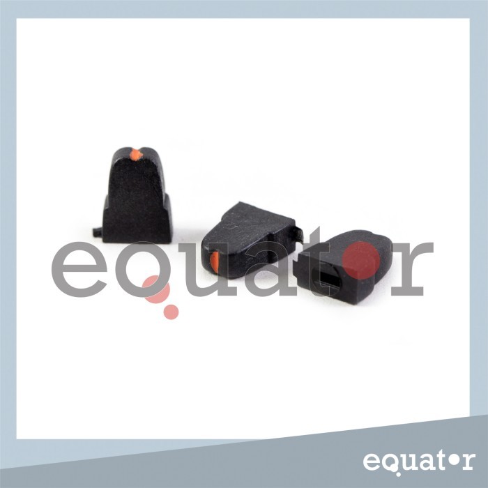 Knob / Knop / tutup Saklar Potensio Geser Equalizer Eq Hitam Mini titik strip merah