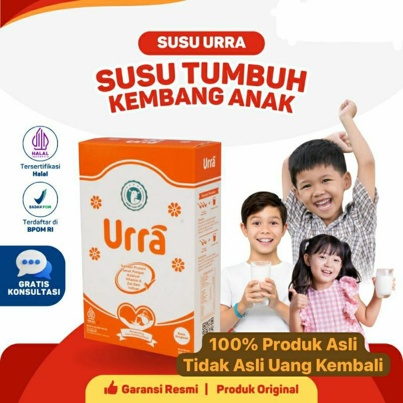 

Urra Susu Kambing Anak Original gr Official Original Penambah Berat Badan Anak Makassar Aman