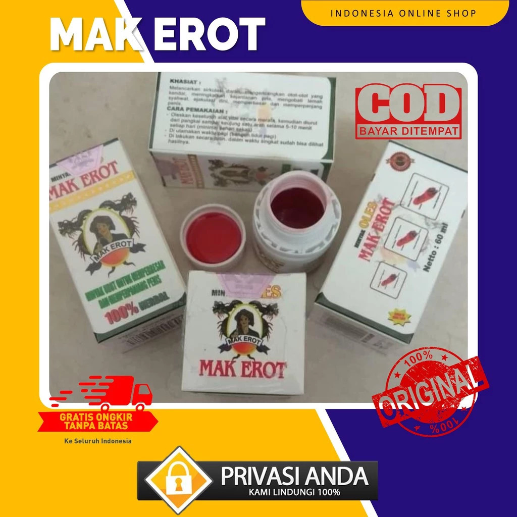 [privasi aman] Minyak Oles Mak Erot Minyak Obat Pembesar Pennis Mr P Alat Pital Kelamin Pria Permane
