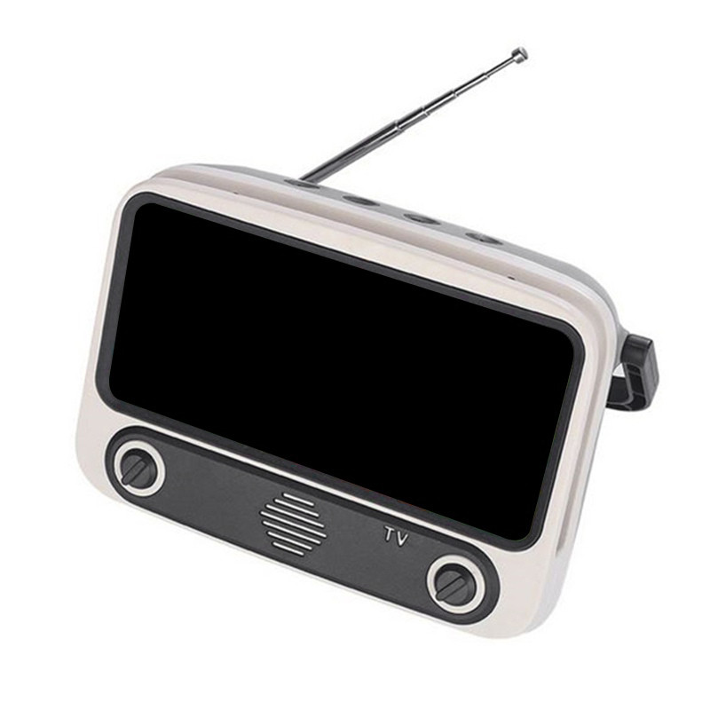 Wireless Bluetooth Speaker Retro Portable TV Bluetooth Speaker Portable Stand TV Radio Card
