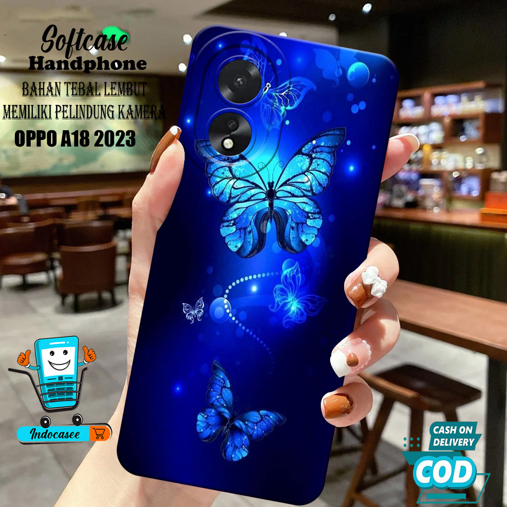 Kesing Hp OPPO A18 2023 - Softcase OPPO A18 2023  Terbaru - Casing OPPO A18 2023 - OPPO A18 2023 - S