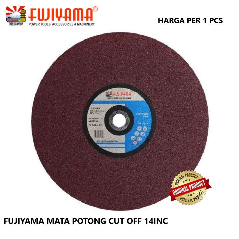 14inch Batu Potong Mesin Cut Off 14" Batu Potong Besi Gerinda 14in Fujiyama  Cutting Wheel - FF02