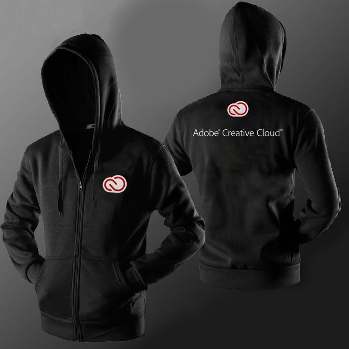 wana production Hoodie Zipper Adobe Creative Cloud Adobe CC