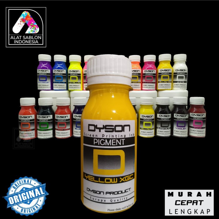 

BIANG WARNA SABLON KUNING XGC PIGMEN YELLOW XGC DYSON