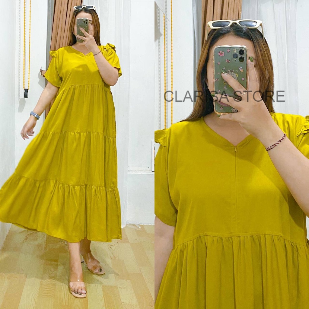 KEJORA DRESS POLOS/DASTER SUSUN RAYON/DASTER RAYON BUSUI/DASTER REMPEL SUSUN BY CLARISA