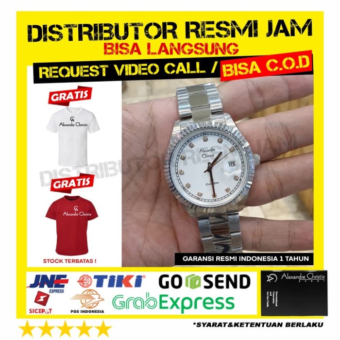 jam tangan alexandre christie 5003md 5003 ac5003 new garansi resmi