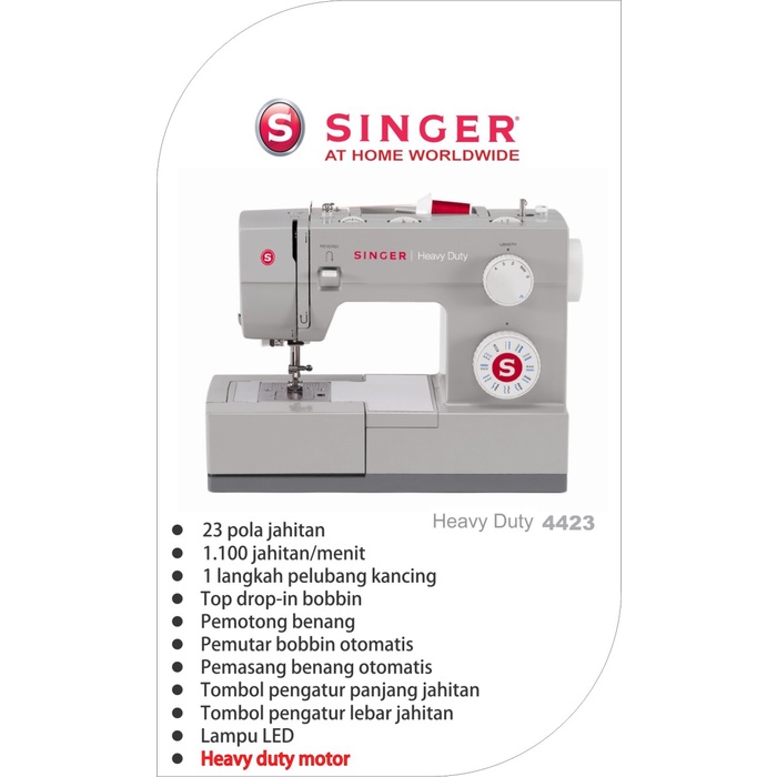 SINGER 4423 Heavy Duty Mesin Jahit
