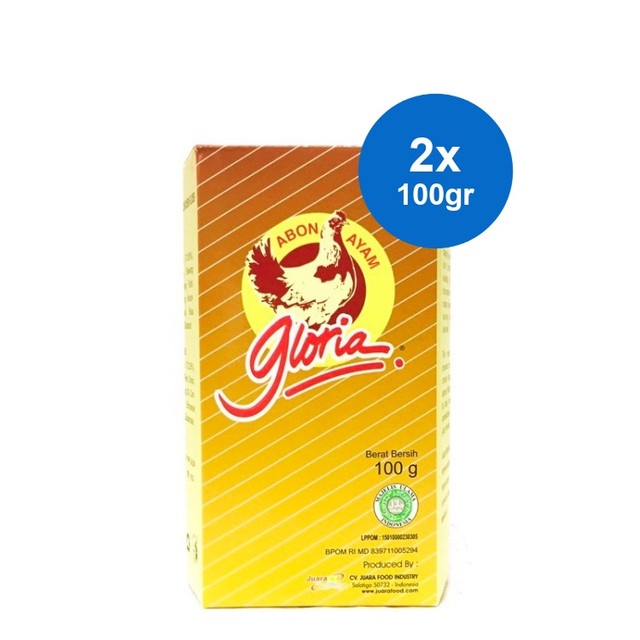 

Gloria Abon Ayam 2 x 100 gr