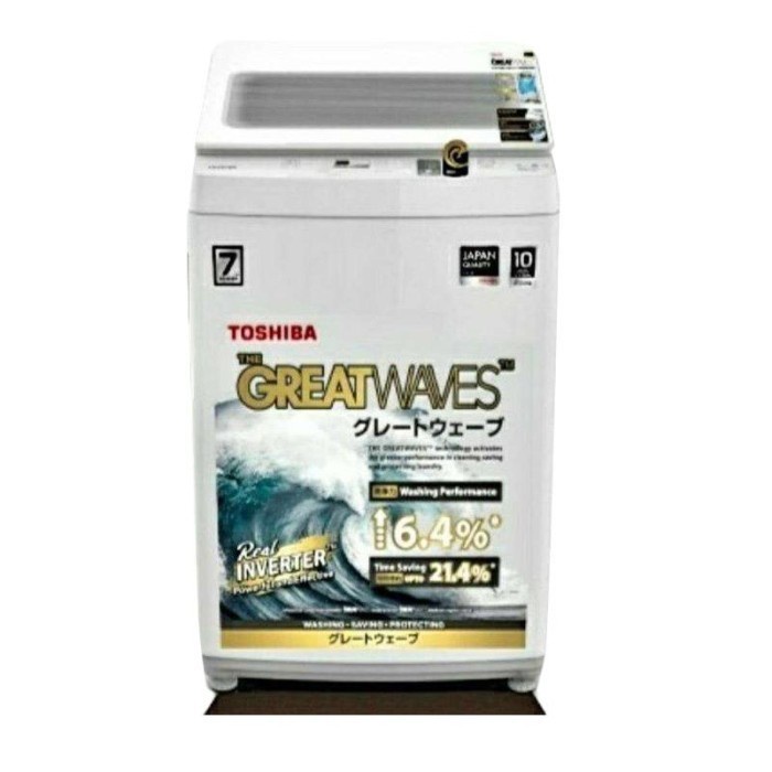 Toshiba Mesin Cuci 1 Tabung Top Loading 8 Kg AWJ900DN
