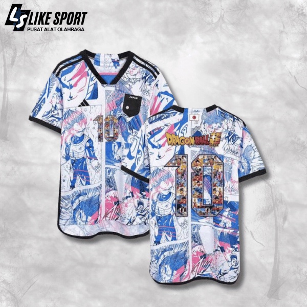 JERSEY BOLA PLAYER ISSUE (NAMESET DRAGON BALL) JERSEY PLAYER ISSUE JEPANG DRAGON BALL PI + NAMESET P