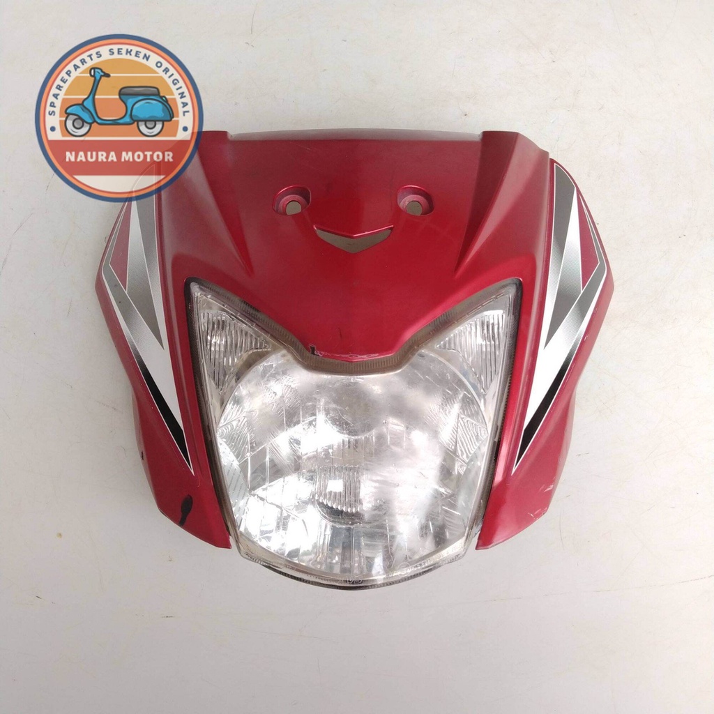 COVER TAMENG LAMPU DEPAN TVS NEO X3i ORIGINAL COPOTAN