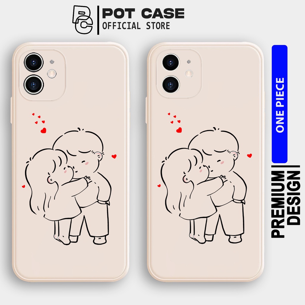 Case Couple Lucu PO265 Samsung A14 A54 A20S A03 A03S A11 A13 A23 A32 A22 A51 A52 Softcase Silikon HP
