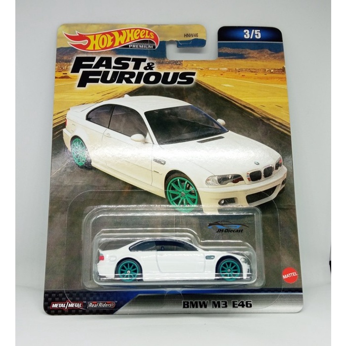 Hotwheels HW Premium BMW M3 E46 Putih Fast & Furious SZ27
