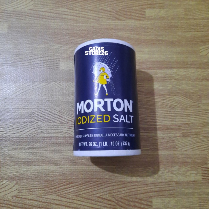 

New Produk Termurah GARAM MORTON IODIZED SALT 737 GR ( MADE IN USA )