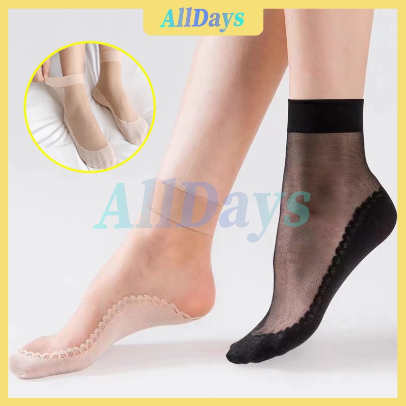 Kaos Kaki Pendek Transparan Wanita Kaos kaki Transparan Anti Licin Kaus Kaki Pendek Wanita