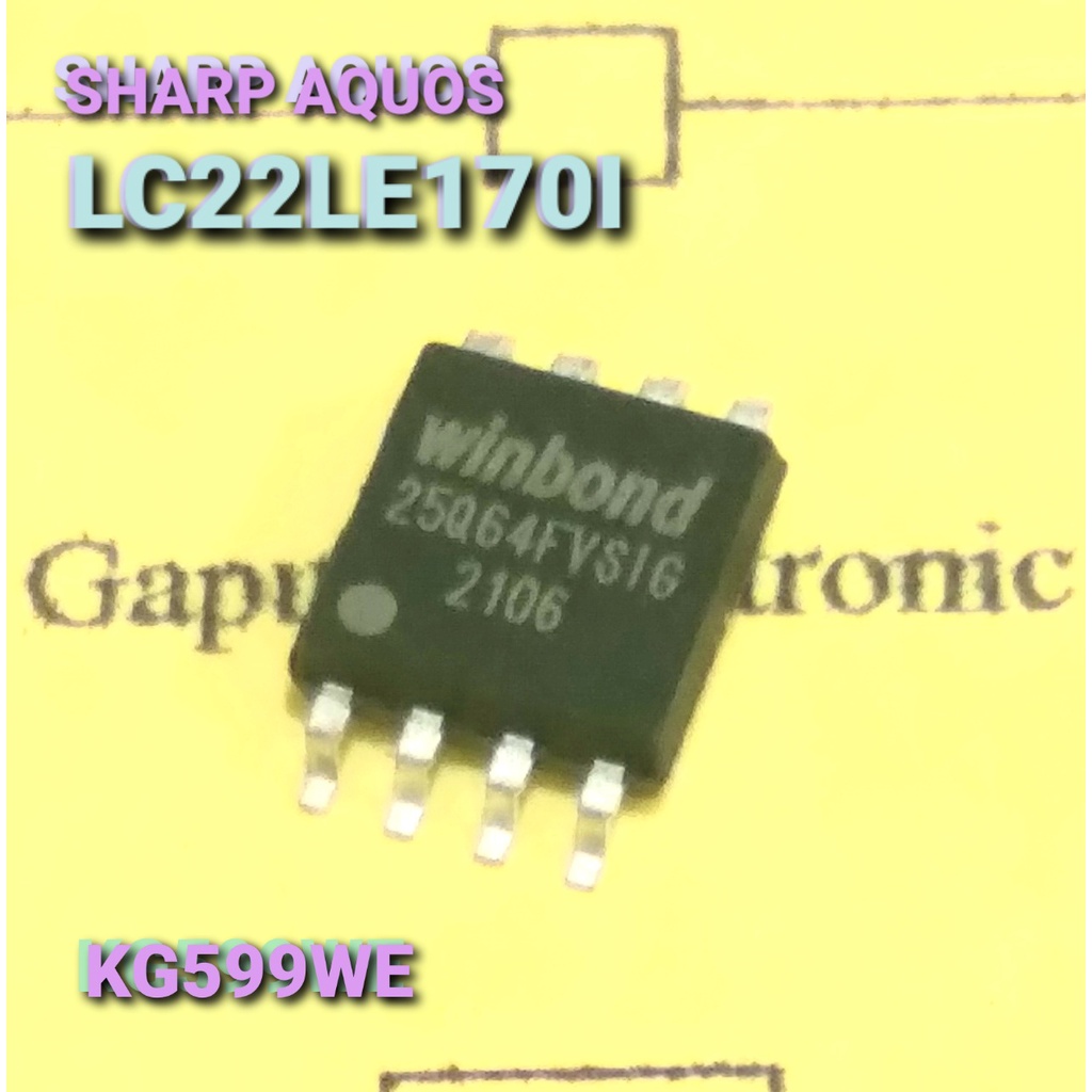 IC eprom sharp aquos LC24LE1701