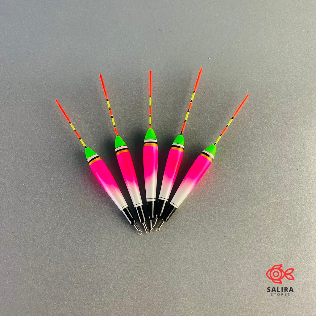 Pelampung Pancing Kleman Fiber Premium Black Pink Grosir | Pelampung Pancing Ikan Nila Ikan Mas