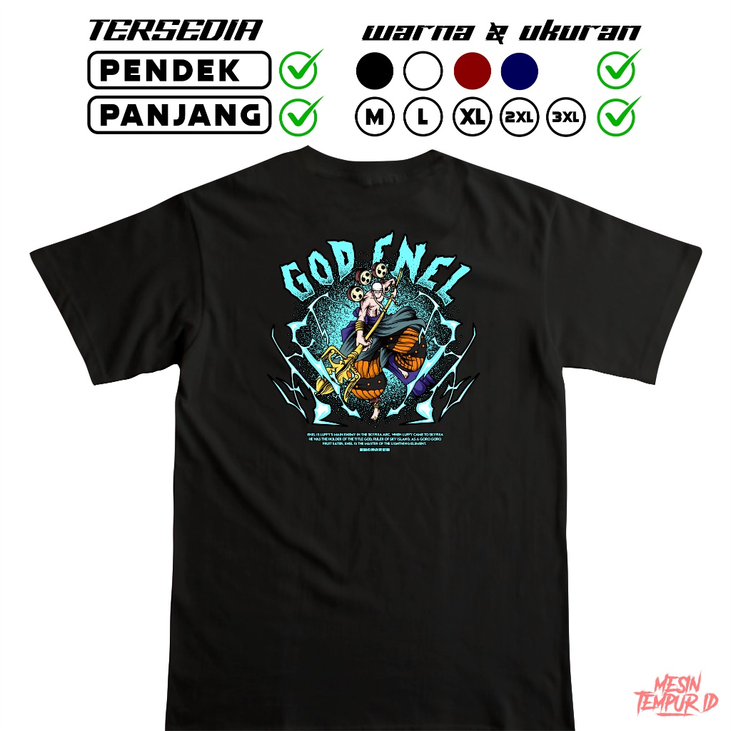 kaos one piece god enel