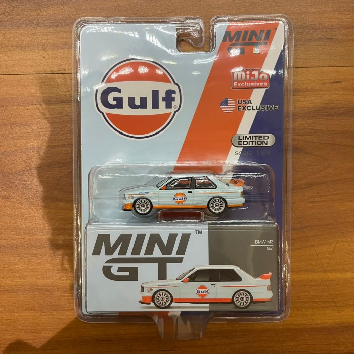 MINI GT minigt 314 BMW M3 E30 GULF BLISTER LP27