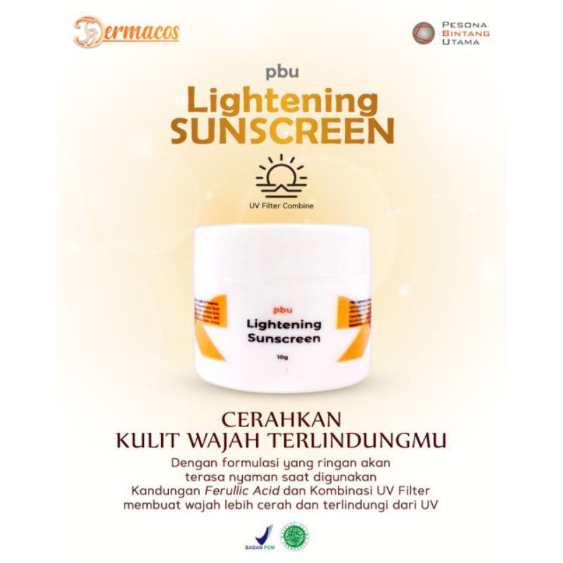 pbu lightening suncreen