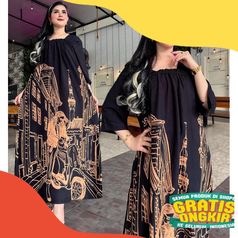 longdress fuji Daster lowo minnie busui jumbo zebra kekinian Polka Dot Setrip Daster Lowo Jumbo Moti