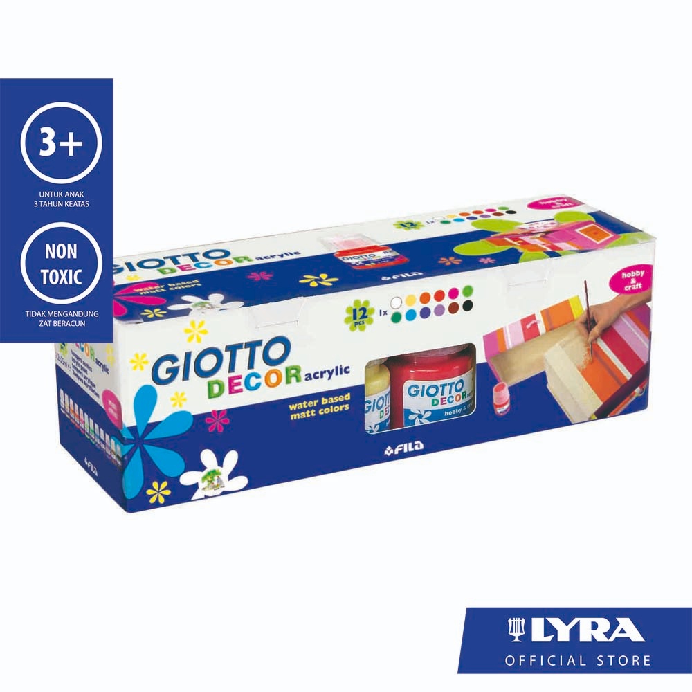 

Giotto Decor Acrylic 12 Colors