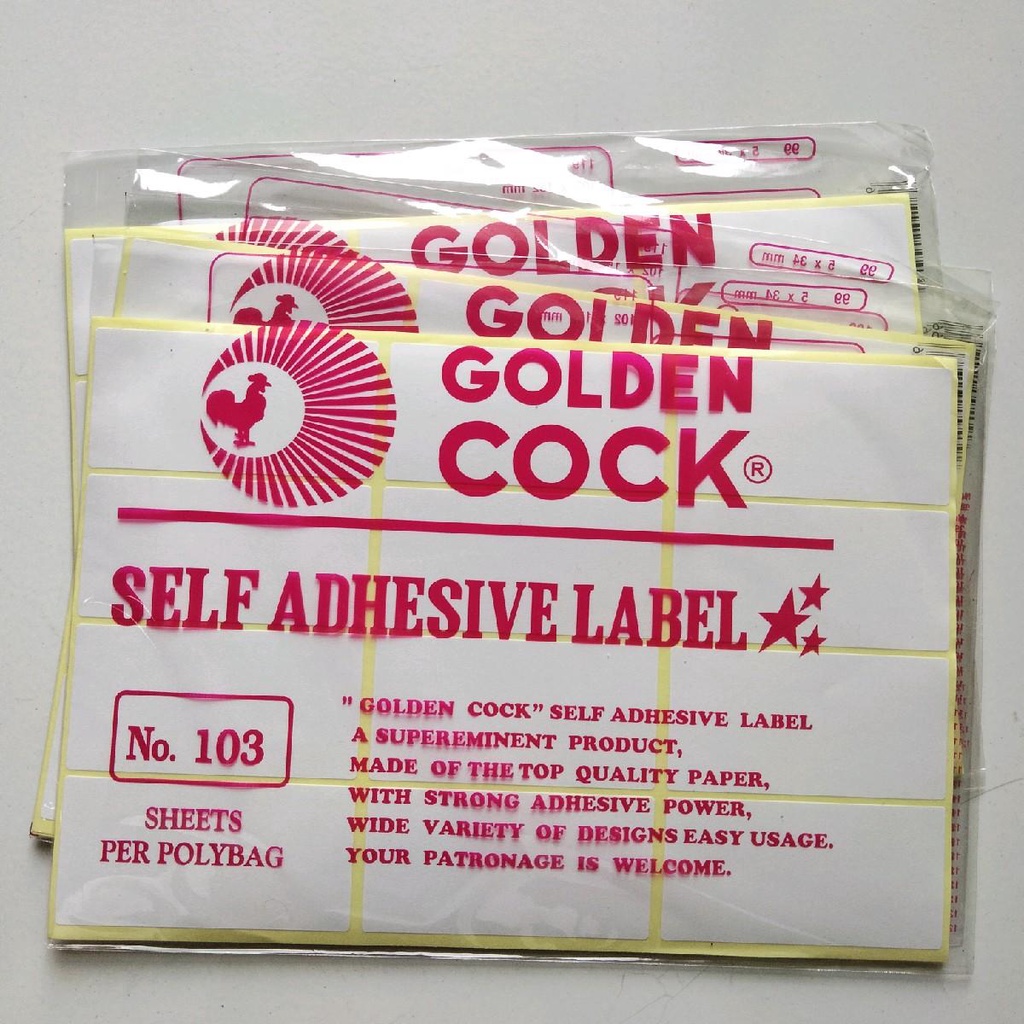 Label Nama 103 polos 1 pack isi 84 nama