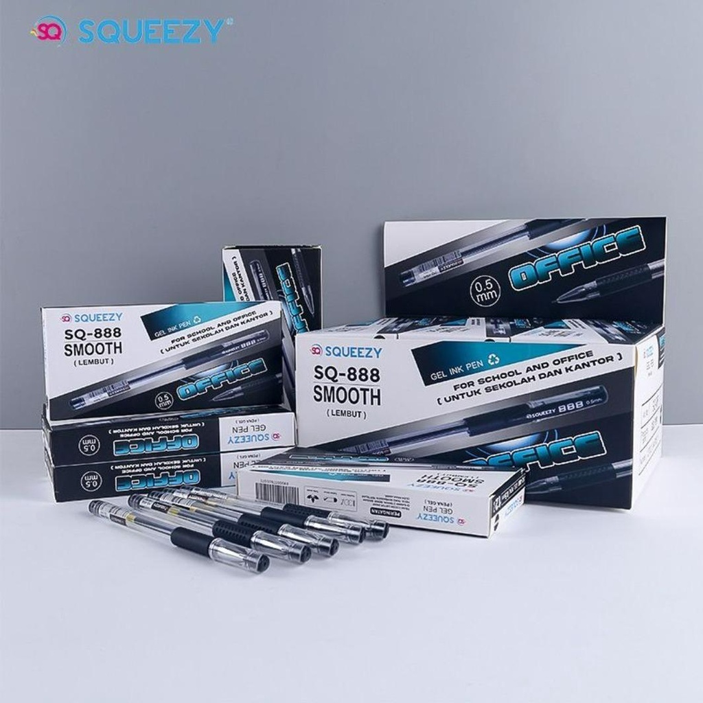 

Pulpen Pena Gel Mini Mimi Selusin 12 Pcs Tinta Hitam 0.5 MM