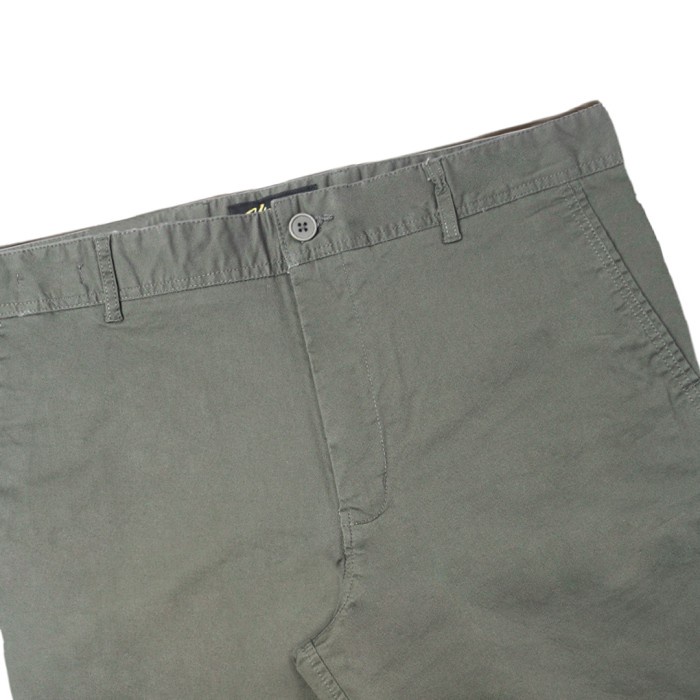 HIGHEST Celana Chinos Pendek Pria Jumbo Big Size Hijau Army Melar 36 38 40 42 44 46 48 50 HCB15