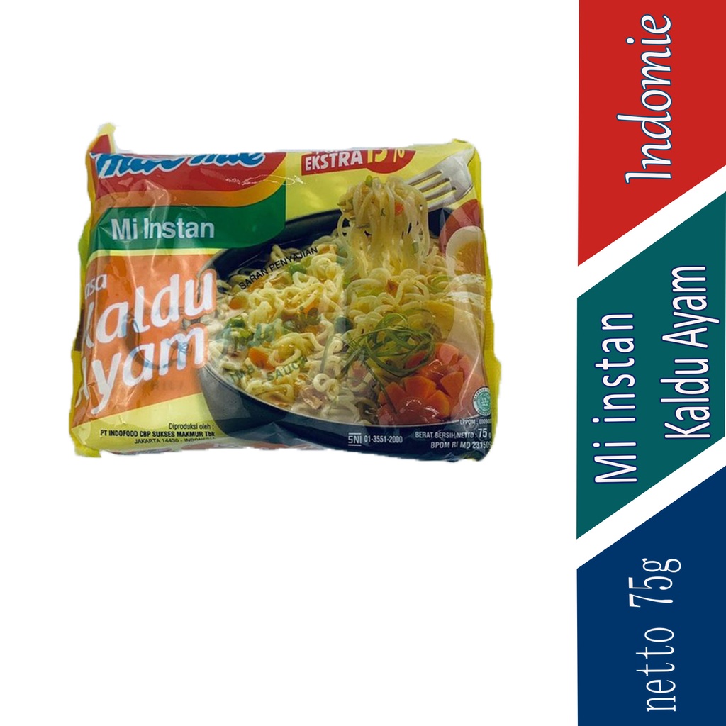 

rasa kaldu ayam - Indomie - Mie instan - 75 g