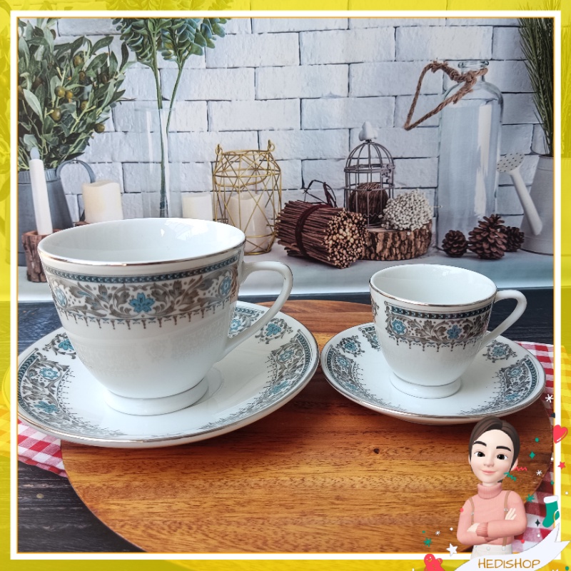 Hadaru Cup Antik Kopi dan Teh Cangkir Kopi