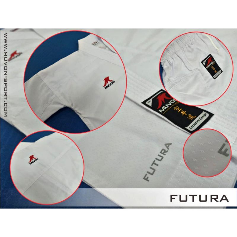 PROMO BAJU KARATE KUMITE MUVON FUTURA ORIGINAL