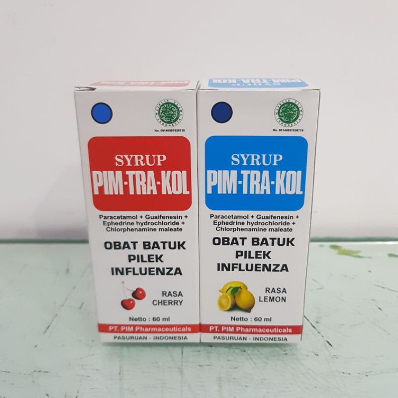 Pim Tra Kol (MERAH / BIRU) Obat Batuk Pilek Anak