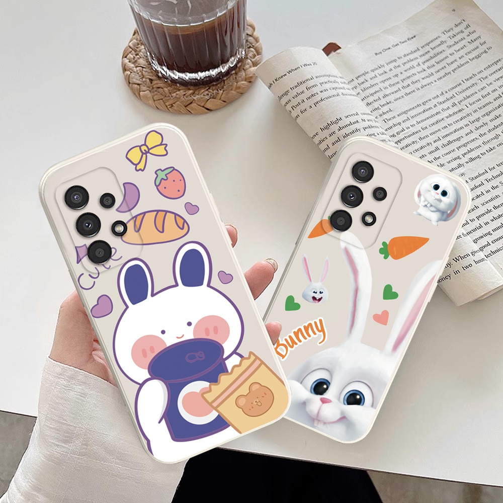 Casing hp Infinix Note Hot 30i 12 G96  Hot 12 Play 11 Play 10 Play 9 Play Hot 11S NFC Smart 5 Smart 6 Hot 10S Hot 20S Hot 10T Anime cartoon rabbit Soft Silicone Matte Case Roofcase