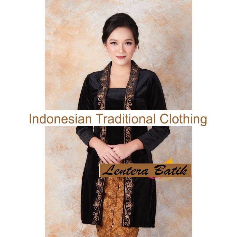 Terbaru Pakaian Atasan Wanita Kebaya Bludru Kutubaru Panjang Bordir Pengantin Lamaran Premium Jumbo