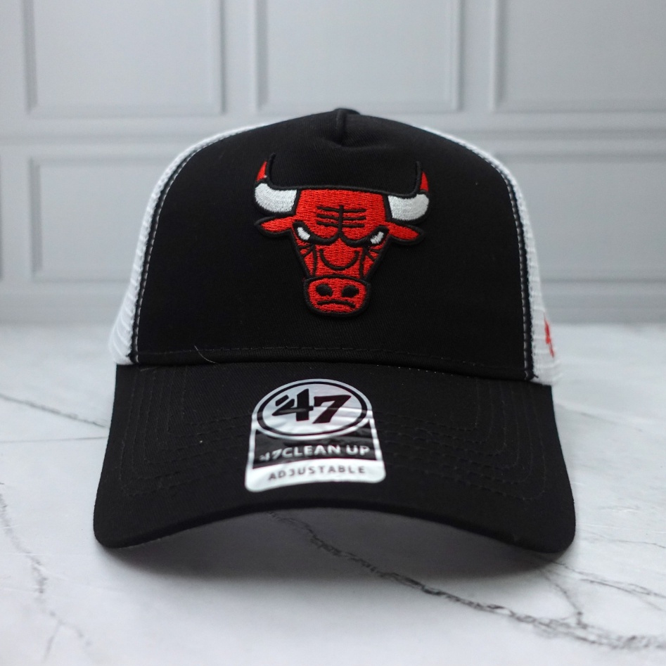 COD Topi Bulls Baseball Pria Topi NBA Import Mirror ORI