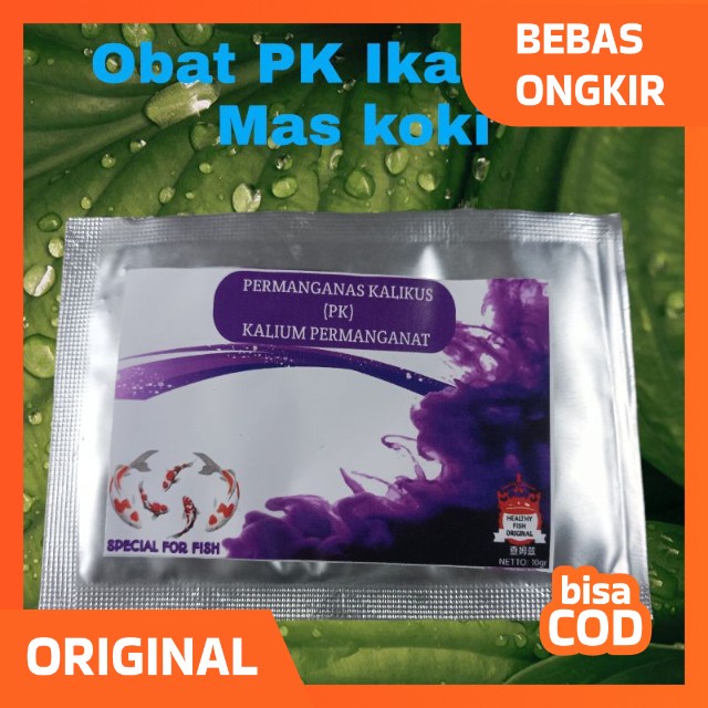 pk khusus obat ikan koi permanganas kalikus/pk khusus obat ikan import/obat ikan pk