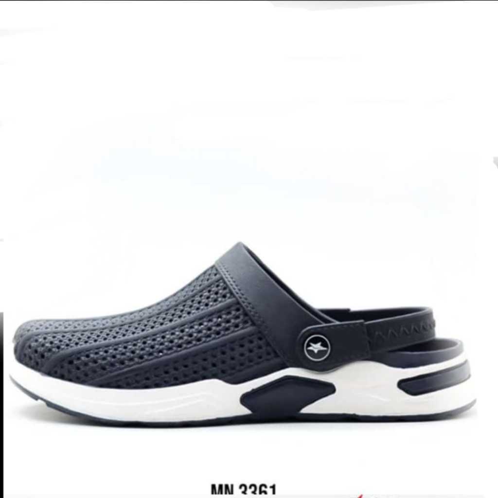 BEST SELLER gos ATT MN 3361 Sandal Selop Karet Pria casual Tali Belakang Kuat Awet/Anti Air Size