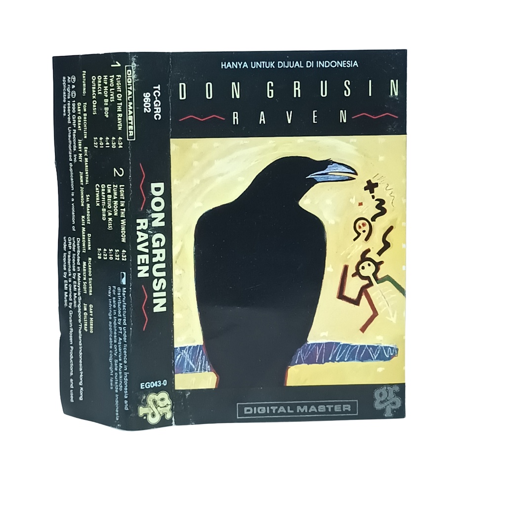 kaset Don Grusin Raven second good condition
