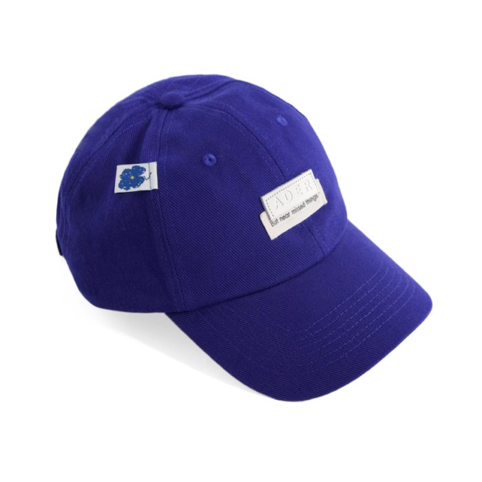 ✨MURAH✨ -Ader Error Leather Patch Cap - White