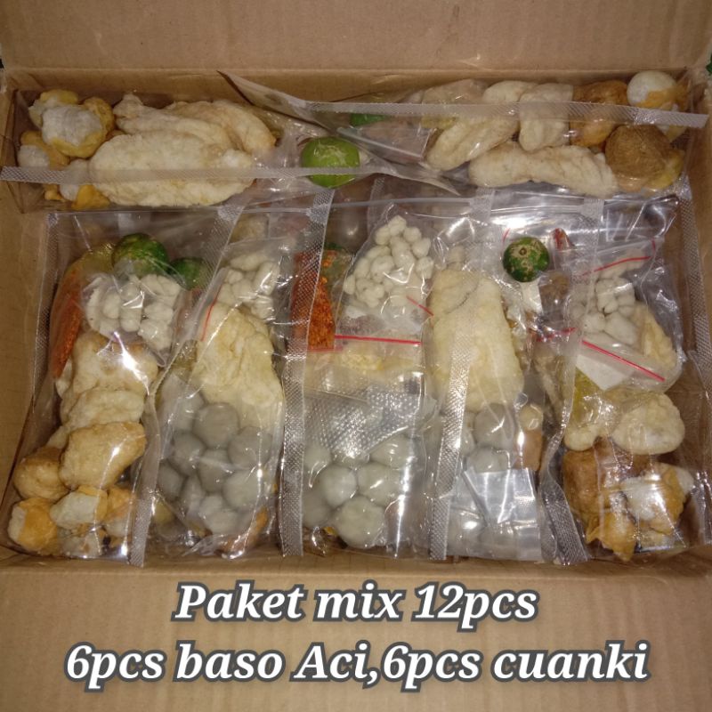 

Makanan Instan PAKET MIX CUANKI INSTAN,BASO ACI MIX,SEBLAK MIE DAN CUANKI MIE