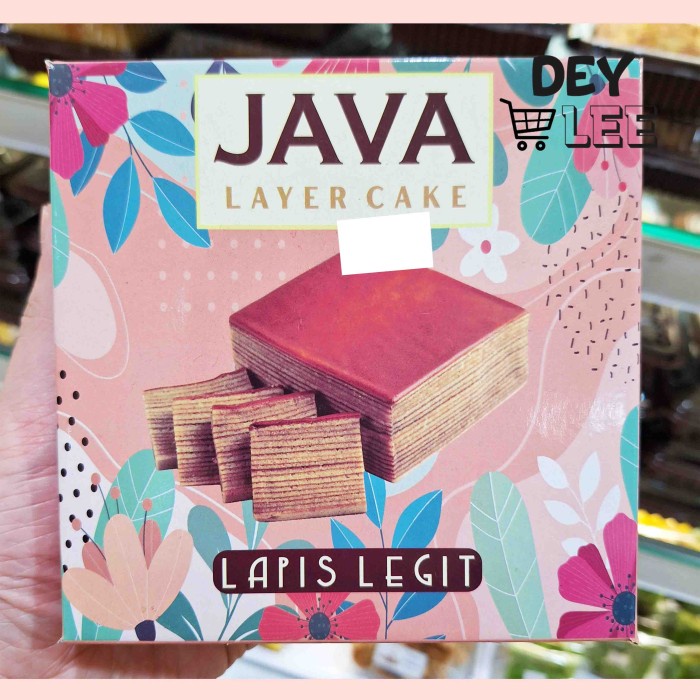 

Kue Lapis Legit 1 Loyang Persegi Kecil 350gr JAVA Layer Cake Bandung