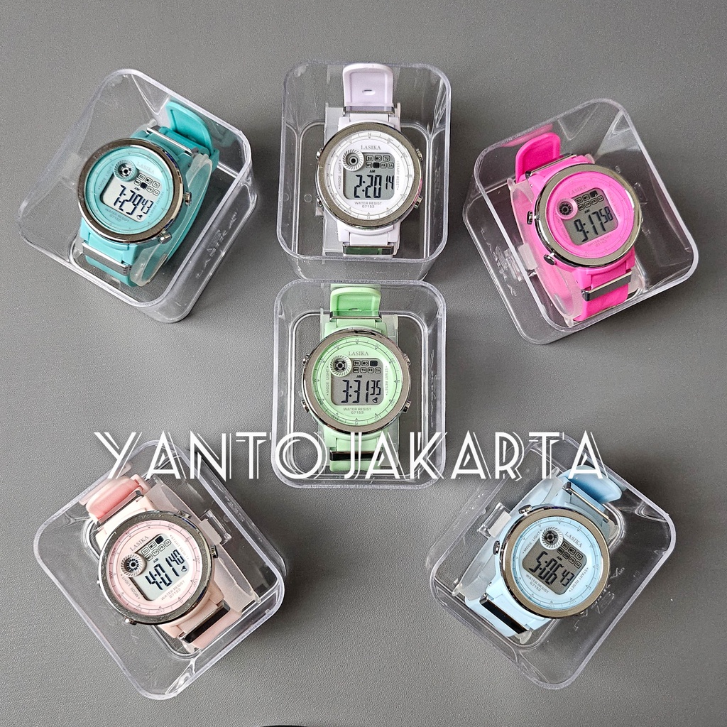 Jam tangan anak perempuan digital anti air sd/smp