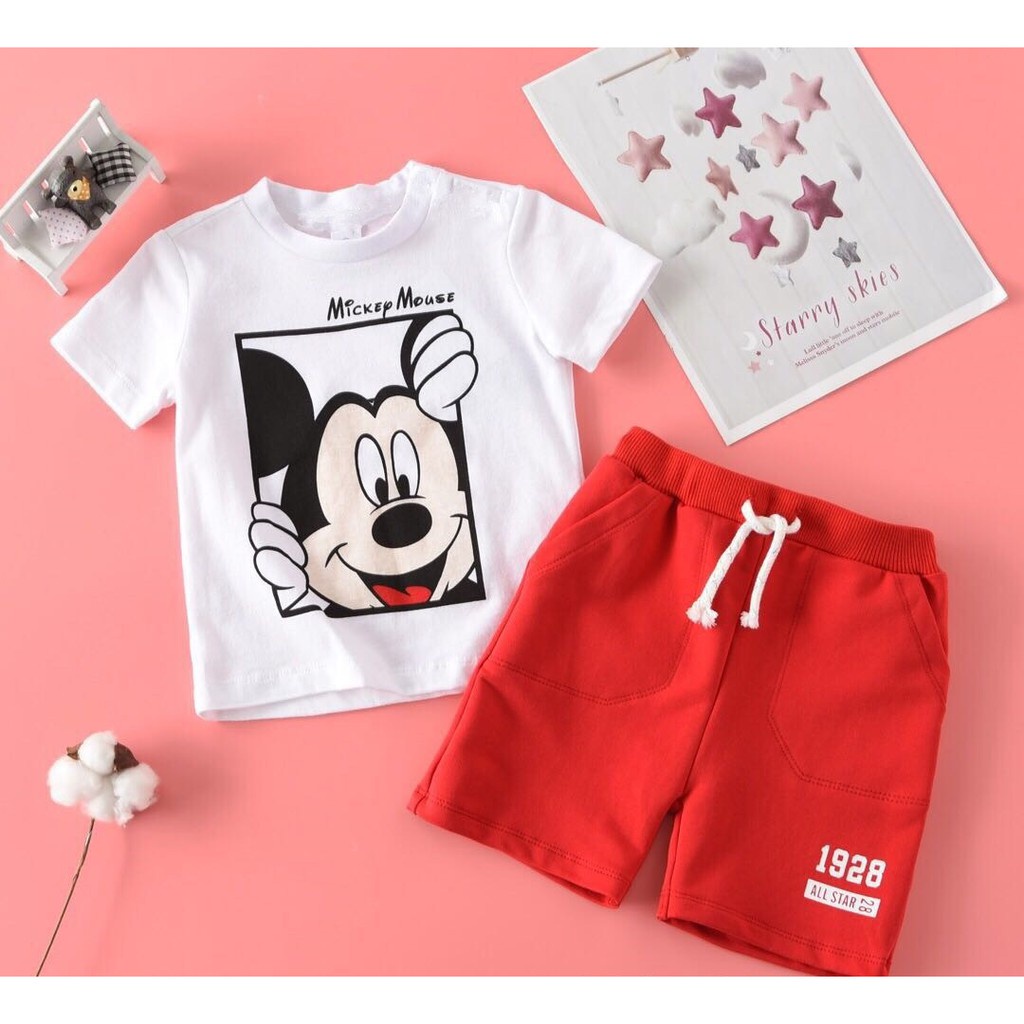 Baju Setalan Anak Laki-Laki Setelan Baju Satu Set 1-6Tahun