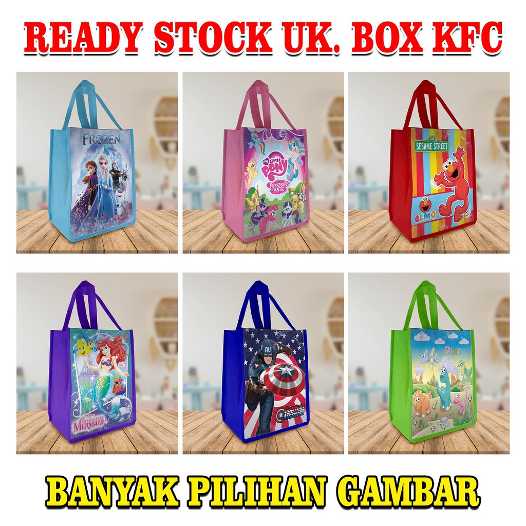 

TAS ULTAH TERLARIS / TAS ULANG TAHUN / TAS READY STOK 50gsm tipis