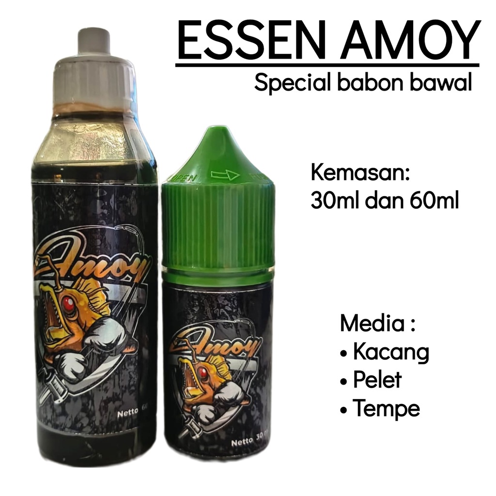 Esen Ikan Bawal Babon Amoy Essen Premium 30ml Dan 60ml Paling Ampuh Untuk Galatama Harian Dan Master