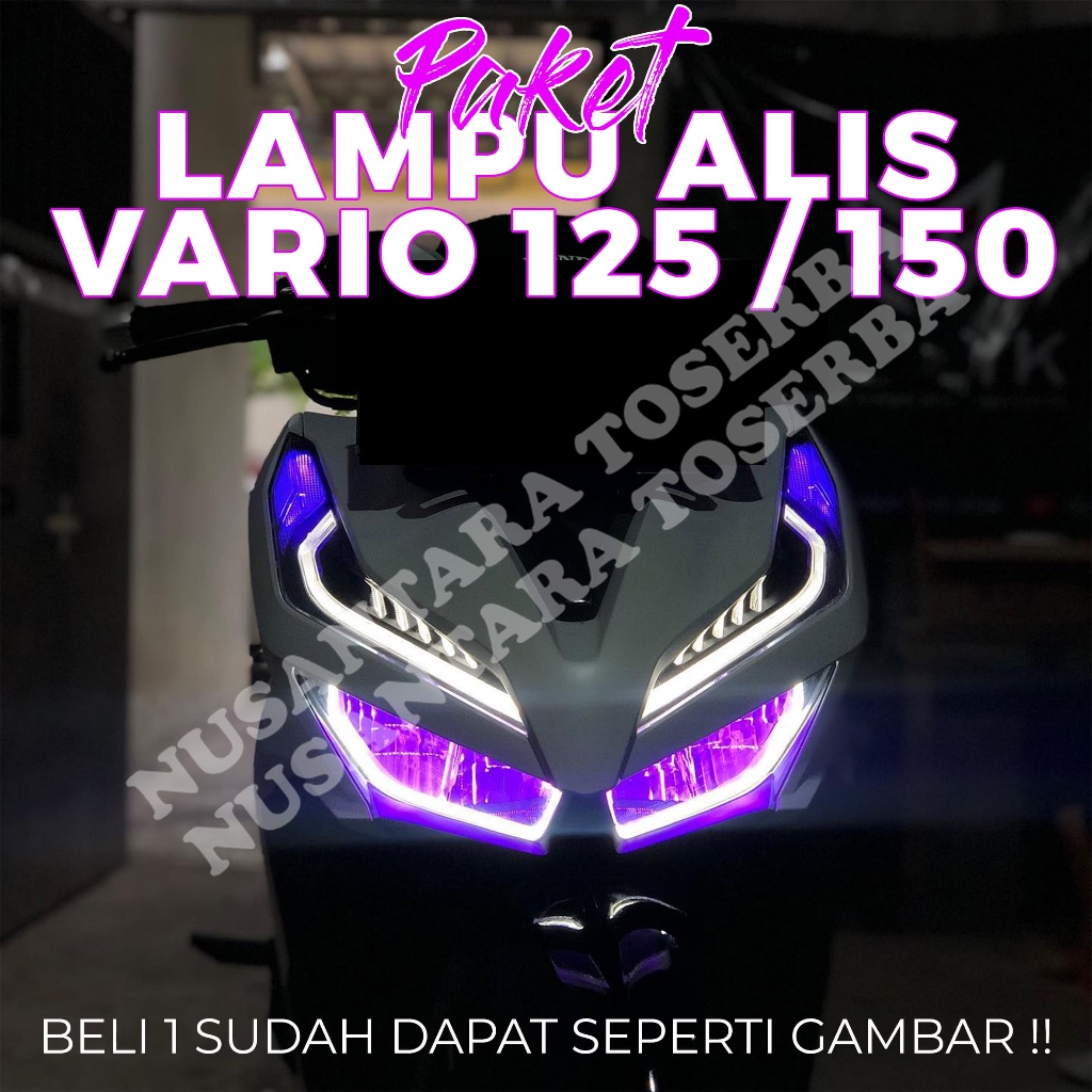 BELI SATU SUDAH SEPAKET LAMPU ALIS DEVIL EYE UNTUK HONDA VARIO GRATIS DEVIL EYE