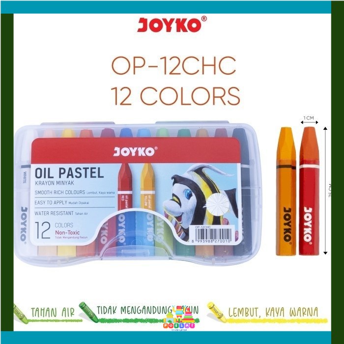 

Crayon Titi Joyko 12 Warna