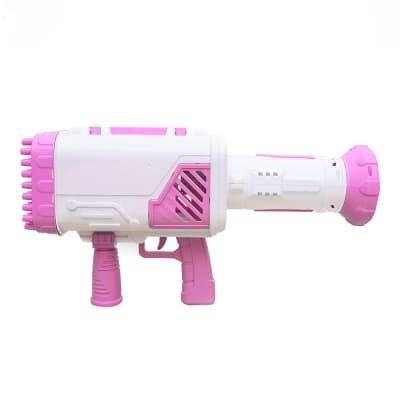 Kiddy Fun 64 Hole Bubble Rocket Gun 528-17a - Pink