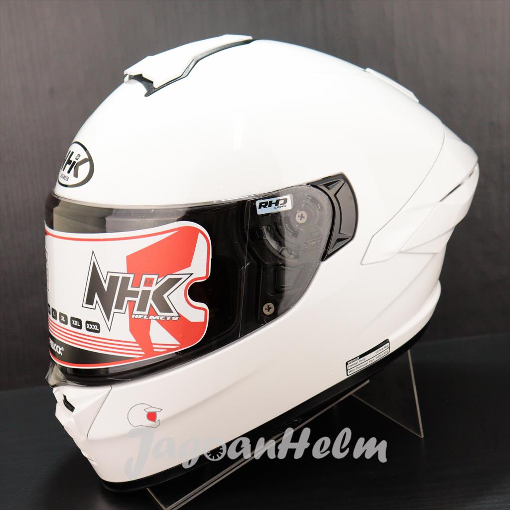 NHK MARK 1 SOLID | WHITE | MARK1 SINGLE VISOR